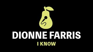 Dionne Farris  I Know Karaoke [upl. by Gurtner]