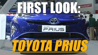 First Look Toyota Prius at 2016 Delhi Auto Expo [upl. by Llibyc884]