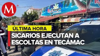 Asesinan a cuatro personas en marisquería de Tecámac [upl. by Nylsaj611]