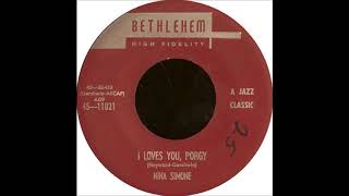 Nina Simone ‎– I Loves You Porgy 1959 Single [upl. by Nylrahs]