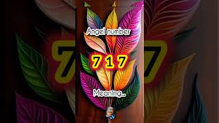 Angel number 717 meaning hindi angelnumbers shorts 717 [upl. by Gruber]