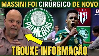 MASSINI FOI BRILHANTE E MANDOU O PAPO RETO NA ANÁLISE DO PALMEIRAS [upl. by Helse]