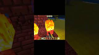 Minecraft fireflow fountain 🔥 my ordinary life trending shorts [upl. by Asoramla]