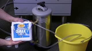 Maidaid Halcyon  How to Regenerate a manual water softener [upl. by Latsyrk345]