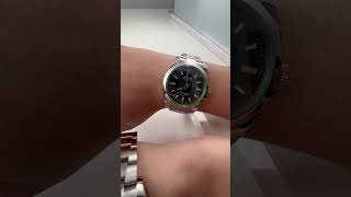 Rolex Milgauss Green Crystal Steel Mens Watches 116400 Review  SwissWatchExpo [upl. by Elocon]