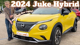 Nissan Juke Hybrid 2024 Update Review UK4K  Carcode [upl. by Kiraa241]