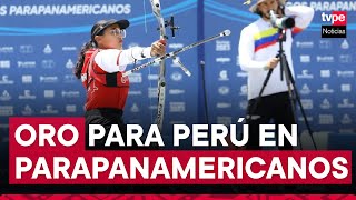 ¡Vamos Perú Daniela Campos ganó medalla de oro en los Juegos Parapanamericanos 2024 [upl. by Deehan]