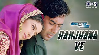 Ranjhana Ve  Hindustan Ki Kasam  Ajay Devgn Manisha Koirala  Alka Yagnik  90s Hit Song [upl. by Arlan]