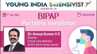 BIPAP bilevel small portable ventilators   DR ANOOP KUMAR [upl. by Anallese]