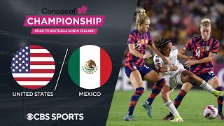 United States vs Mexico Extended Highlights  CONCACAF W Championship  CBS Sports Attacking Third [upl. by Lletnwahs]