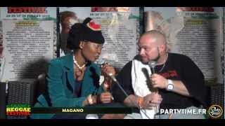 MAGANO  INTERVIEW at Garance Reggae Festival 2012 HD by Partytimefr [upl. by Wakefield391]