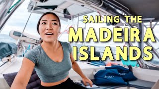 FIRST TIME SAILING our NEW SPINNAKER in the MADEIRA ISLANDS  Ep 166 [upl. by Barty]