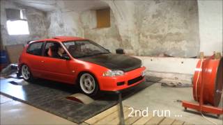 Honda Civic 5th gen B18C4 dyno day  TUNKKA tuning solutions [upl. by Michaela]