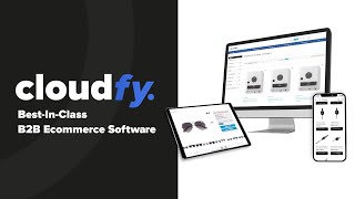 Introducing Cloudfy  BestInClass Turnkey B2B Ecommerce Software Solution with ERP Integration [upl. by Pirnot]