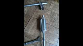 ST4s ducati and monster swingarm bearings bushes removalwmv [upl. by Gerstein106]