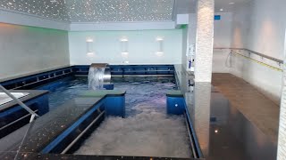 Norwegian Escape Thermal Spa Suite Haven video review 4K NCL [upl. by Dong349]