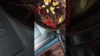 🦐🦐 shutki vorta cooking [upl. by Nosredneh]