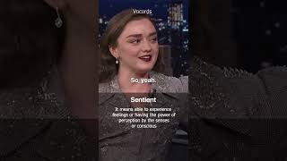 Maisie Williams on Rewatching Game of Thrones [upl. by Eirrotal]