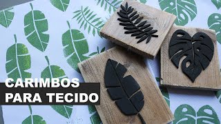 COMO FAZER CARIMBOS E STENCIL DE EVA  DIY [upl. by Nottage657]