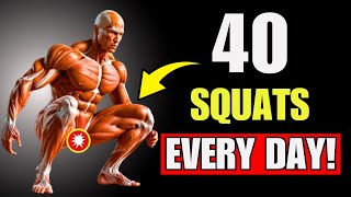 This Is What REALLY HAPPENS TO YOUR BODY if you do 40 SQUATS EVERY DAY [upl. by Khano]