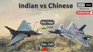 Indian vs Chinese Airforce  2023 IAF vs PLAAF [upl. by Surovy372]