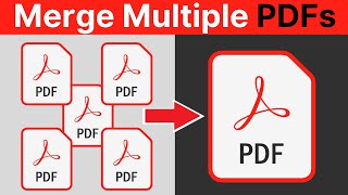 How To Combine PDFs Into One File For FREE  How To Merge Two Or More PDFs Into One Document [upl. by Calendre]