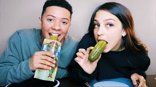 JUICY HOT PICKLE MUKBANG WITH IMARI big crunch [upl. by Matland]