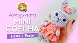 Mini Coelhinha  Amigurumi Passo a Passo [upl. by Danica]