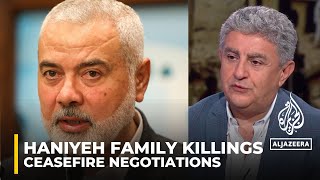 Killing of Haniyeh’s children grandchildren ‘does not happen randomly’ Analyst [upl. by Ingraham162]