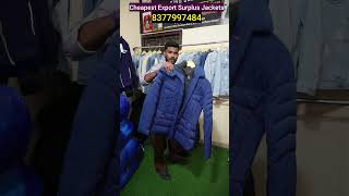 Cheapest Export Surplus Jackets  Cheapest Export Surplus Clothes Wholesale in Delhi [upl. by Crofoot]