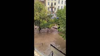 France Ardèche  images incroyables des inondations Annonay [upl. by Alvord]