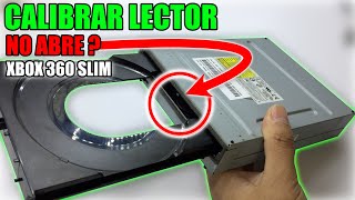 POTENCIAR LENTE REPARAR MECANISMO MANTENIMIENTO Y REPARACION DE BANDEJA DE XBOX 360 SLIM  LITE ON [upl. by Burrton]