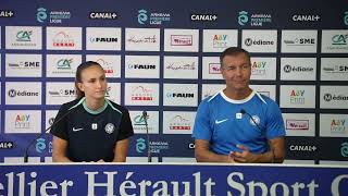 Point presse  Marie Levasseur amp Yannick Chandioux avant Reims [upl. by Graf]