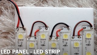 DIY LED PANEL  LED STRIPS 600 LEDs  5050  DIY [upl. by Wolfram]