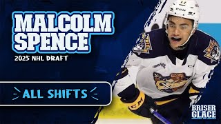 Is MALCOLM SPENCE the perfect player for the HABS All shifts video  2025 NHL Draft Prospect [upl. by Nawrocki]