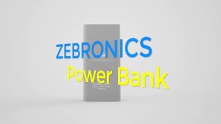 GoldSilver Power Bank  Zebronics [upl. by Ymor]