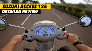 Suzuki Access 125 New Model Review  SR Motoworld [upl. by Bacon]