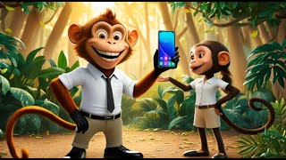 🎶Monkey Tech Adventure🎶Kids Song🎶 The Magical Kingdom🎶🐒📱 [upl. by Nitniuq]