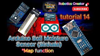 Arduino Soil Moisture Sensor Sinhala  tutorial 14  Robotics Creator [upl. by Hilliard622]