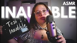 ASMR que NO vas a ESCUCHAR 👂🏻👄 Mouth sounds e INAUDIBLE🤫 Vivalen ASMR [upl. by Anaerda406]