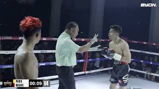 FULL FIGHT Paris Pernandes vs Jekson Karmela  PARIS VS KKAJHE II BYON COMBAT SHOWBIZ VOL 1 [upl. by Mientao729]