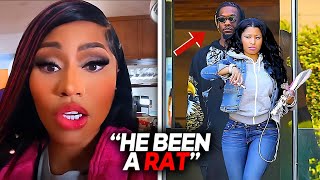 Nicki Minaj EXPOSES Offset For Trying To Hook Up With Her amp Backs Cardi B [upl. by Nuawed]