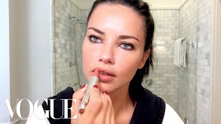 Adriana Lima Gets Ready for a Night Out  Beauty Secrets  Vogue [upl. by Ardnasil]