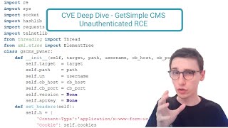 GetSimple CMS Unauthenticated RCE  CVE Deep Dive [upl. by Houlberg]