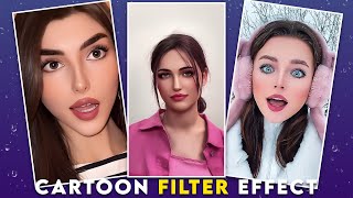 Cartoon Effect Video Editing iPhone  Best Face Filter App Persona [upl. by Anbul]