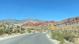 Drove amp Enjoyed Scenery Of Red Rock Canyon National Conservation AreaVery Dry Heat But Nice Breeze [upl. by Euqinay]