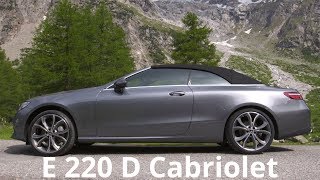 Mercedes E 220 D Cabriolet Selenite Grey  Design [upl. by Rohn269]