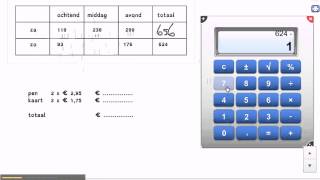 Pluspunt 3 groep 7 blok 11 les 3 rekenmachine [upl. by Marya]