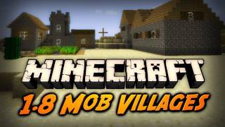 Minecraft Beta 18 Pre Mob Villages  TNT  Fun [upl. by Pernas]