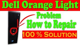 Orange light blinking issue in dell optiplex Just solved in 4 minutes [upl. by Atinaej231]